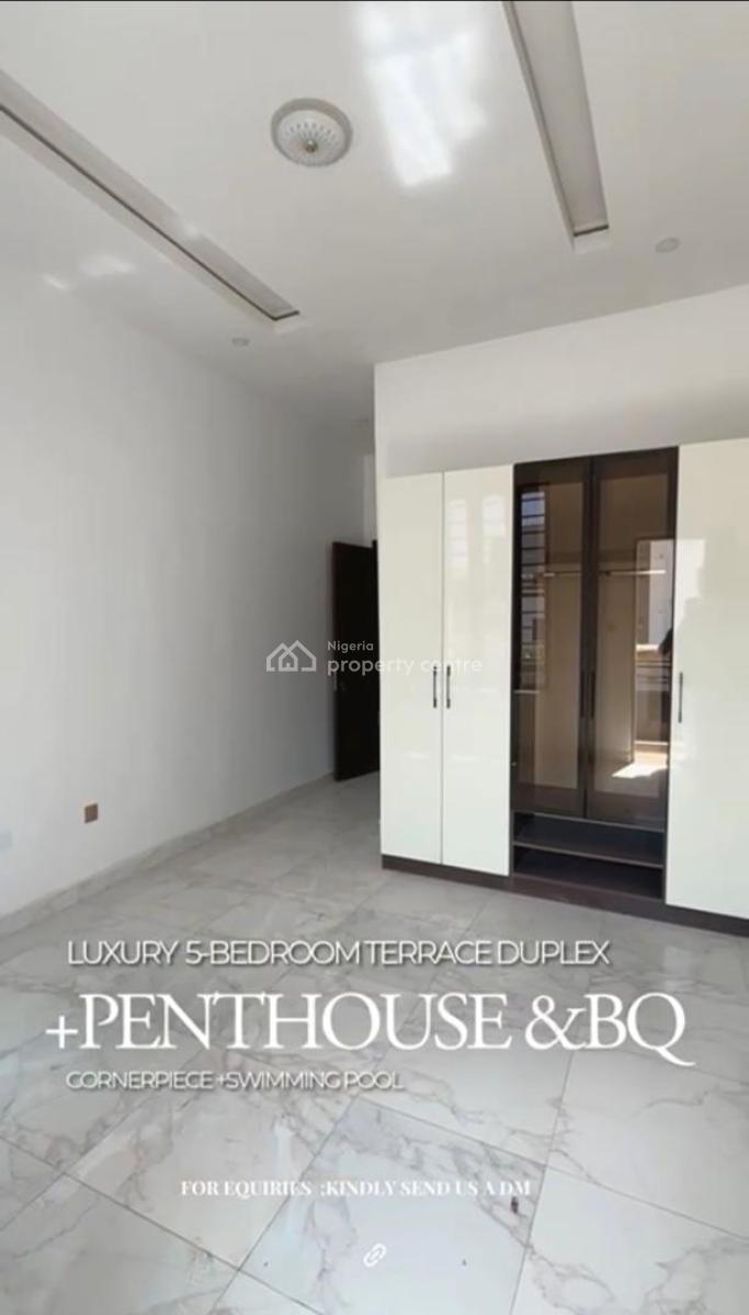 a Luxury 5 Bedroom Terrace Duplex with Excellent Facilities, Asokoro District, Abuja, Terraced Duplex for Sale