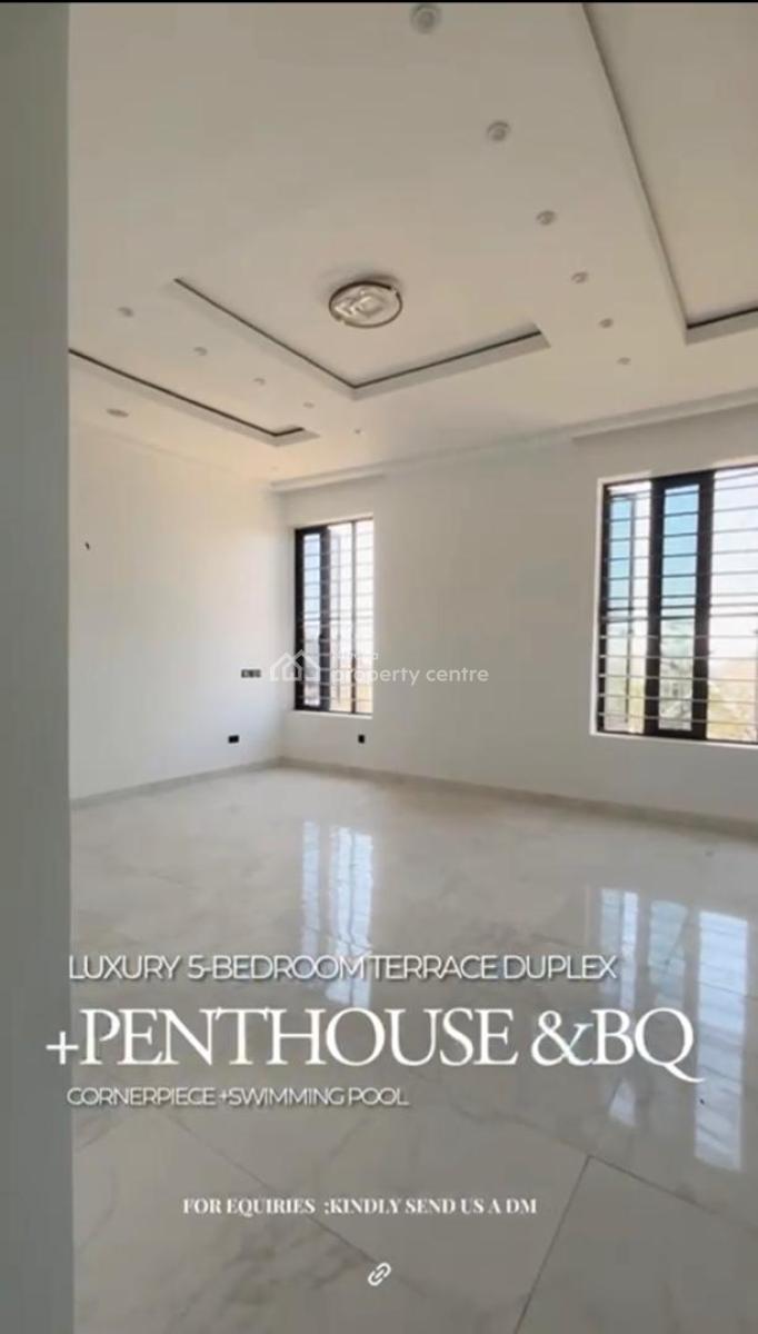 a Luxury 5 Bedroom Terrace Duplex with Excellent Facilities, Asokoro District, Abuja, Terraced Duplex for Sale
