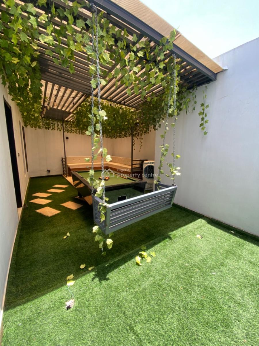 Fully Furnished 4 Bedrooms Terrace Duplex with Rooftop Terrace, Salem Lekki -gated Estate, Ikate, Lekki, Lagos, Terraced Duplex for Rent