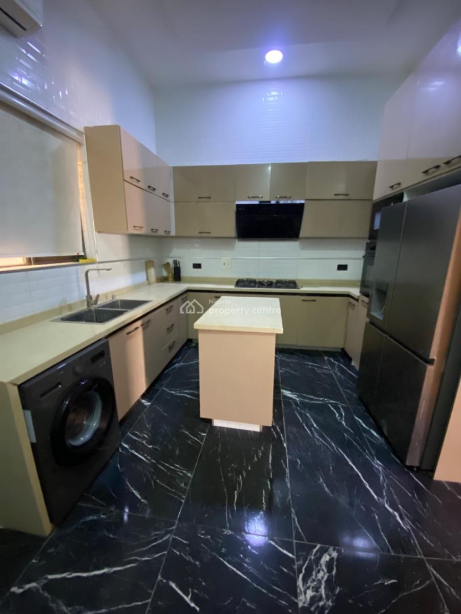 Fully Furnished 4 Bedrooms Terrace Duplex with Rooftop Terrace, Salem Lekki -gated Estate, Ikate, Lekki, Lagos, Terraced Duplex for Rent