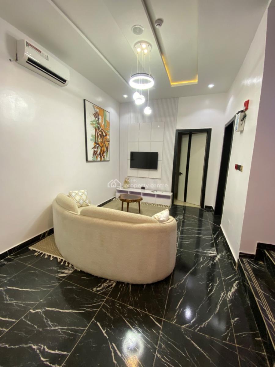 Fully Furnished 4 Bedrooms Terrace Duplex with Rooftop Terrace, Salem Lekki -gated Estate, Ikate, Lekki, Lagos, Terraced Duplex for Rent