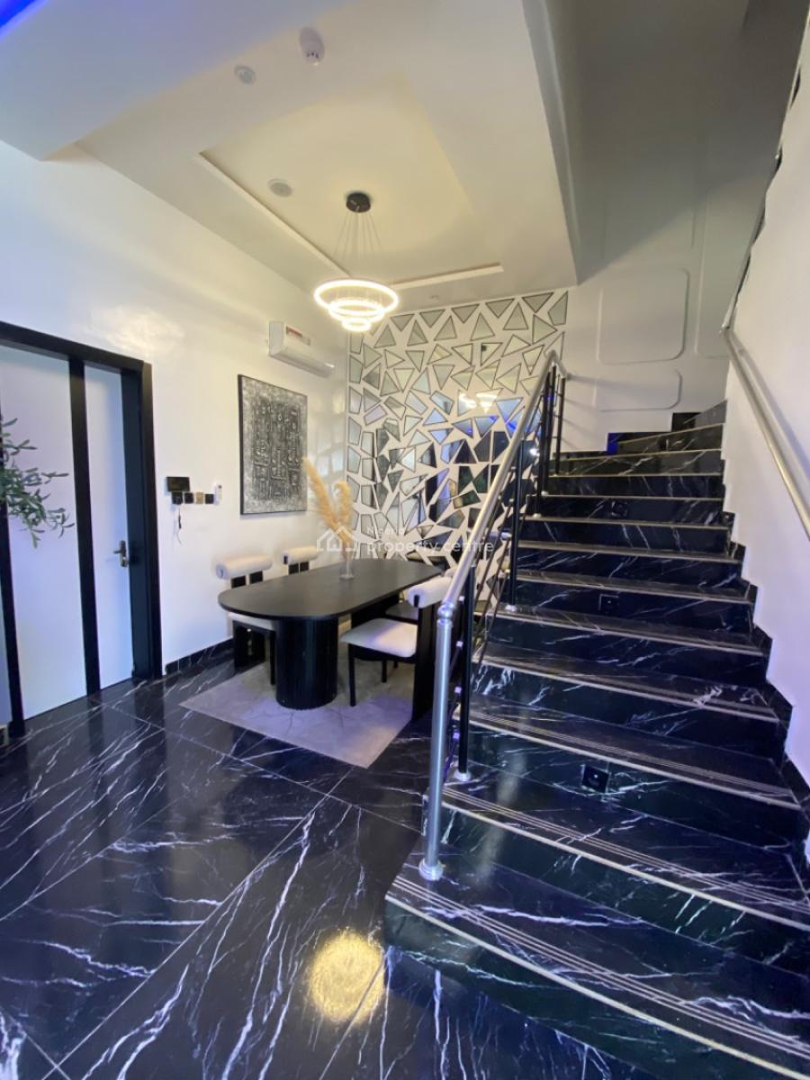 Fully Furnished 4 Bedrooms Terrace Duplex with Rooftop Terrace, Salem Lekki -gated Estate, Ikate, Lekki, Lagos, Terraced Duplex for Rent