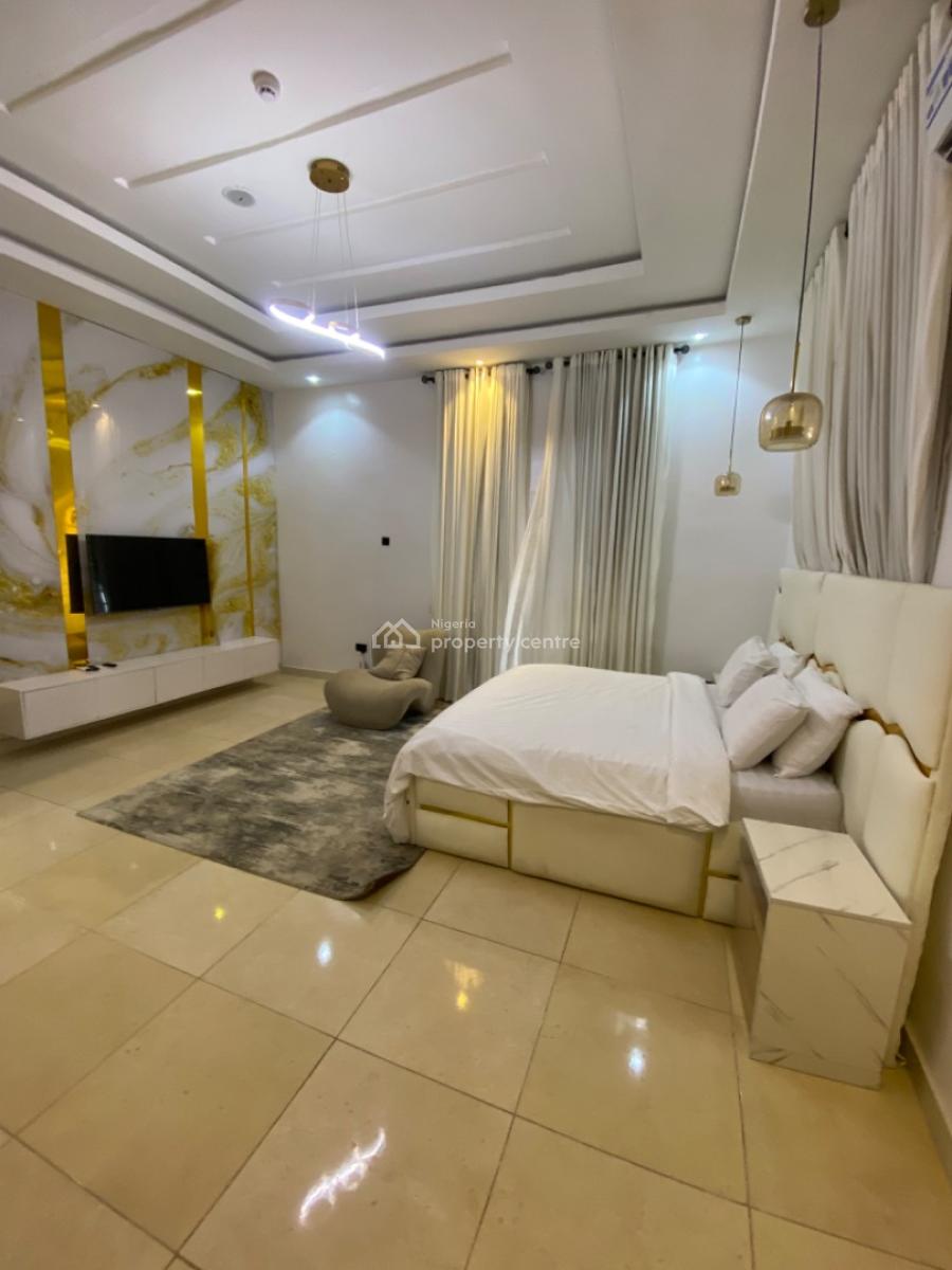 Fully Furnished 4 Bedrooms Terrace Duplex with Rooftop Terrace, Salem Lekki -gated Estate, Ikate, Lekki, Lagos, Terraced Duplex for Rent