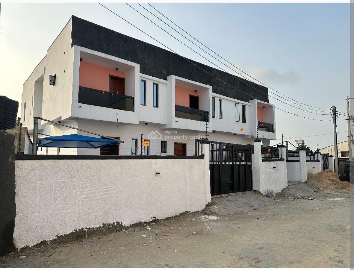 Luxury Self Compound 4bedroom Terrace Duplex, Metro Homes Abraham Adesanya, Ajah, Lagos, Terraced Duplex for Sale