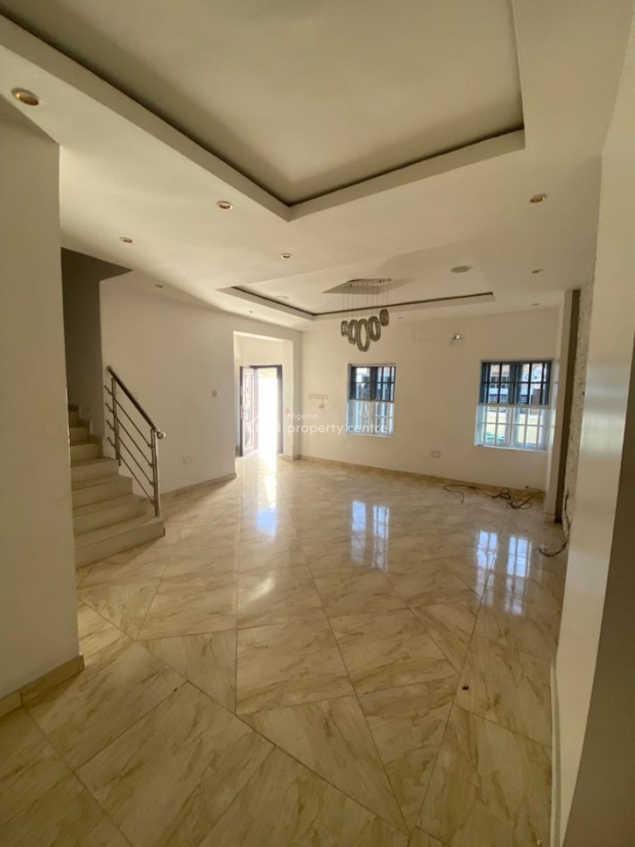 Spacious 4 Bedrooms Semi Detached Duplex with Bq, Osapa Estate, Osapa, Lekki, Lagos, Semi-detached Duplex for Rent