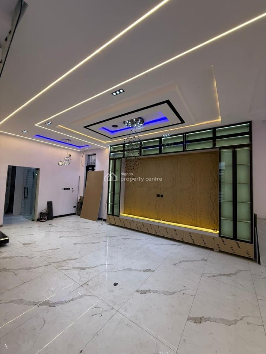 5 Bedrooms Luxury Fully Detached Duplex with Two Kitchen, Gym, Cinema, By Second Toll Gate, Lekki, Lagos, Detached Duplex for Sale