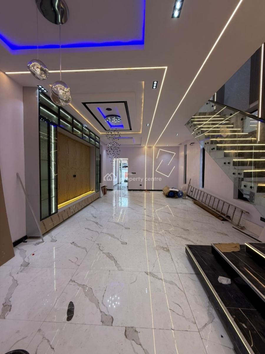 5 Bedrooms Luxury Fully Detached Duplex with Two Kitchen, Gym, Cinema, By Second Toll Gate, Lekki, Lagos, Detached Duplex for Sale