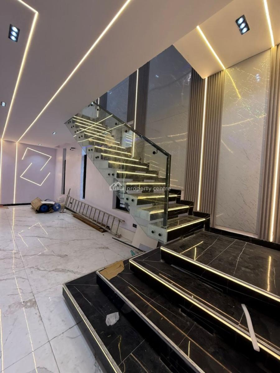 5 Bedrooms Luxury Fully Detached Duplex with Two Kitchen, Gym, Cinema, By Second Toll Gate, Lekki, Lagos, Detached Duplex for Sale