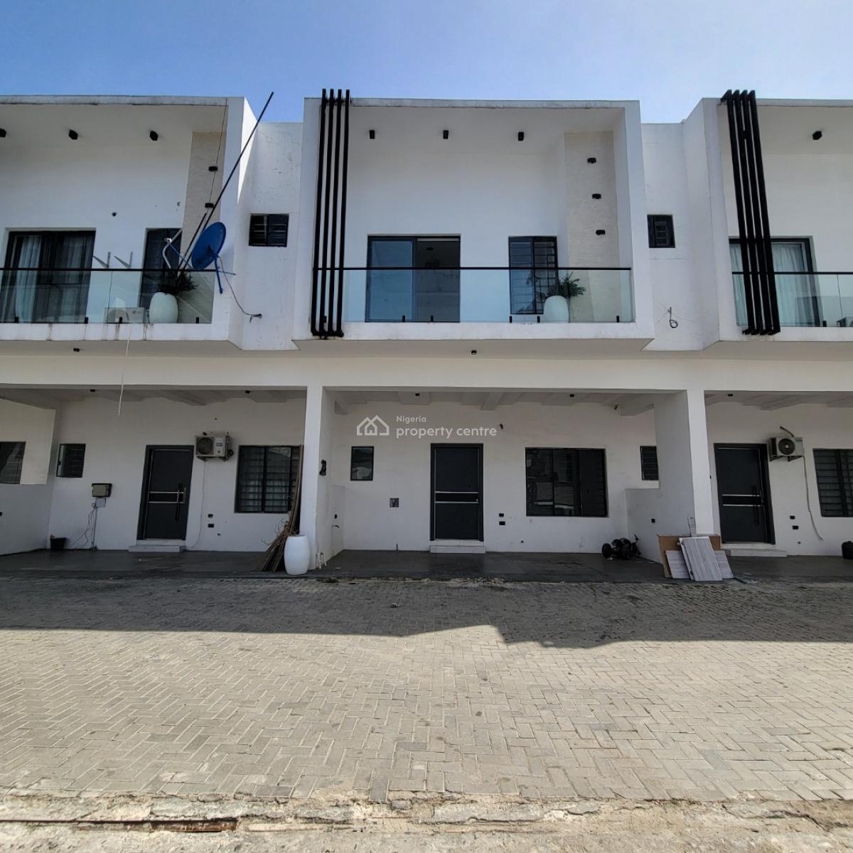 Magnificent 4 Bedrooms Terraced Duplex with a Bq in a Secured Estate, Ikota, Lekki, Lagos, Terraced Duplex for Sale