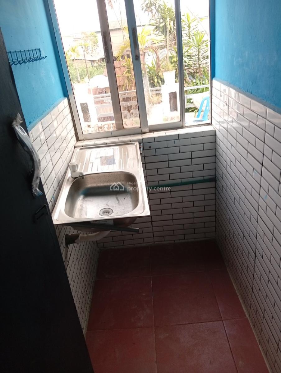 Serviced, Upstairs, Self Contained Room with Cross Ventilation, Off Pipeline Road, Fagba, Agege, Lagos, Self Contain (single Rooms) for Rent