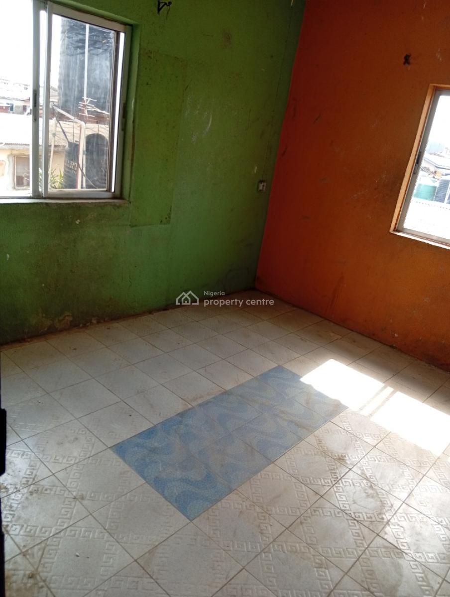 Serviced, Upstairs, Self Contained Room with Cross Ventilation, Off Pipeline Road, Fagba, Agege, Lagos, Self Contain (single Rooms) for Rent