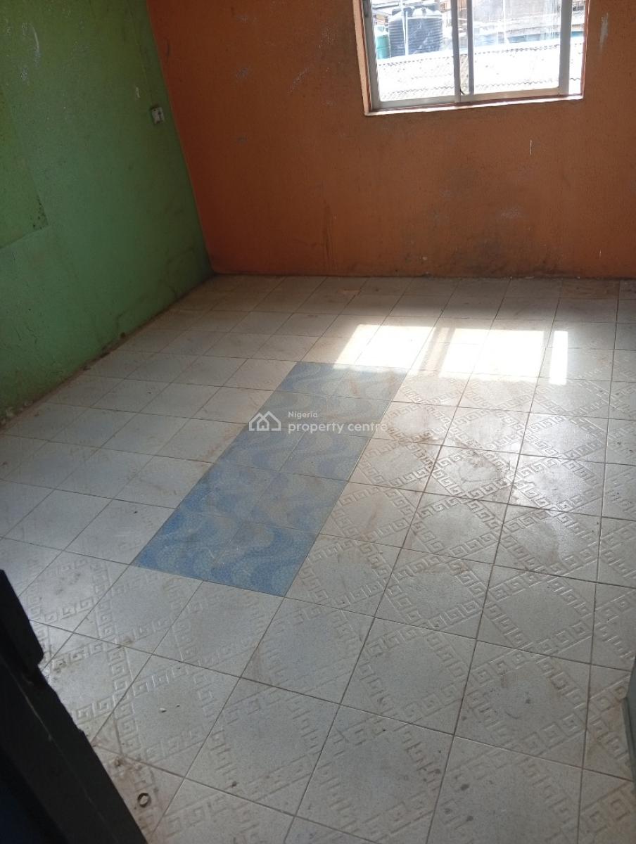 Serviced, Upstairs, Self Contained Room with Cross Ventilation, Off Pipeline Road, Fagba, Agege, Lagos, Self Contain (single Rooms) for Rent