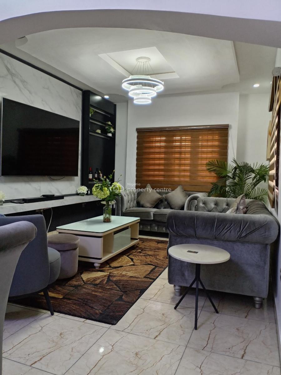 a Luxury Furnished 5 Bedrooms Duplex Plus Bq with Excel, Chevron Estate, Lekki Phase 2, Lekki, Lagos, Flat / Apartment for Rent