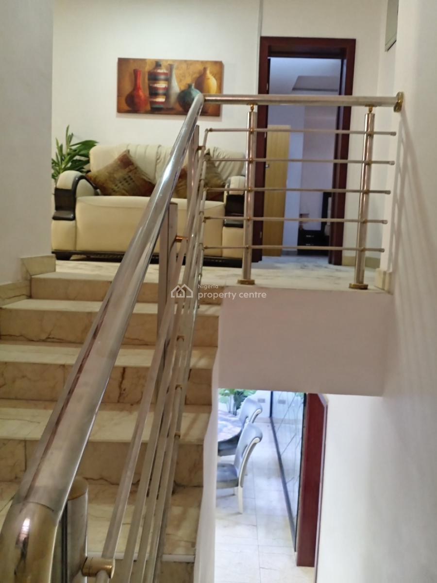 a Luxury Furnished 5 Bedrooms Duplex Plus Bq with Excel, Chevron Estate, Lekki Phase 2, Lekki, Lagos, Flat / Apartment for Rent