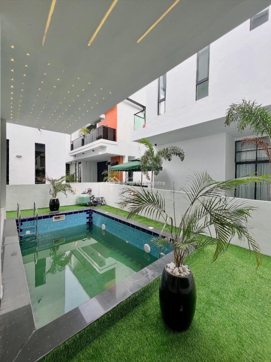 Contemporary 5 Bedroom Detached Duplex with Swimming Pool, Chevron, Lekki, Lagos, Detached Duplex for Sale