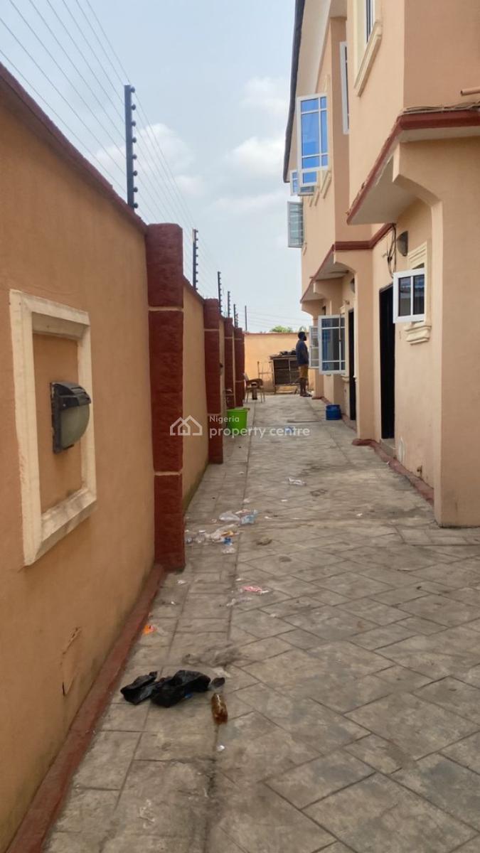 4 Solid Unit of 3 Bedroom Flat  Well Finished, Hammadiya Area, Abule Egba, Agege, Lagos, Block of Flats for Sale