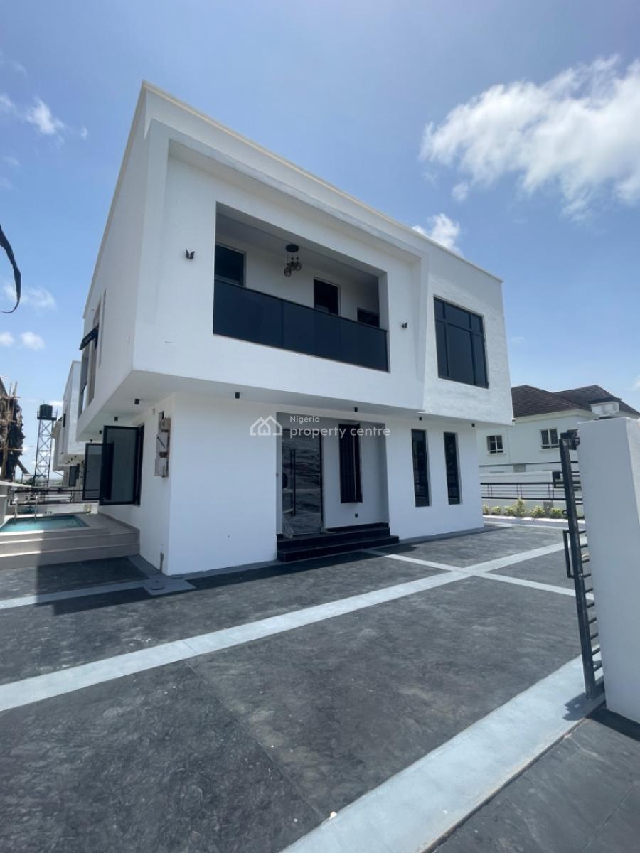 Brand New 4 Bedroom Fully Detached Duplex with Swimming Pool and Bq, Off Monastery Road, Sangotedo Ajah Lekkk Lagos, Ajah, Lagos, Detached Duplex for Sale