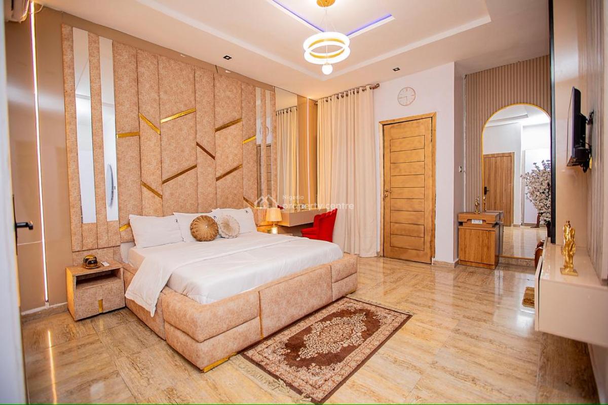 Luxurious Three Bedroom Apartment, Ss Court Estate Gate 1, Orchid, Lekki, Lagos, Semi-detached Duplex Short Let