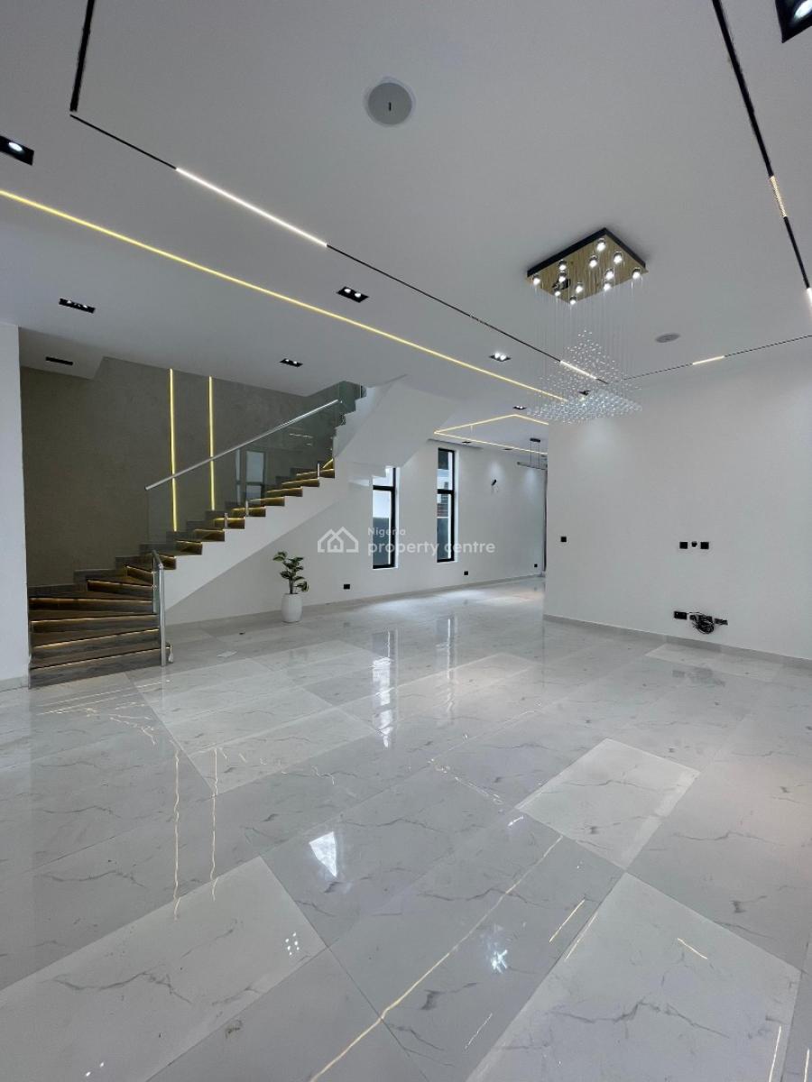 Luxuriously Finished 5 Bedroom Fully Detached Duplex with Pool & Bq, Located in a Prime Residential Neighborhood., Lekki, Lagos, Detached Duplex for Sale