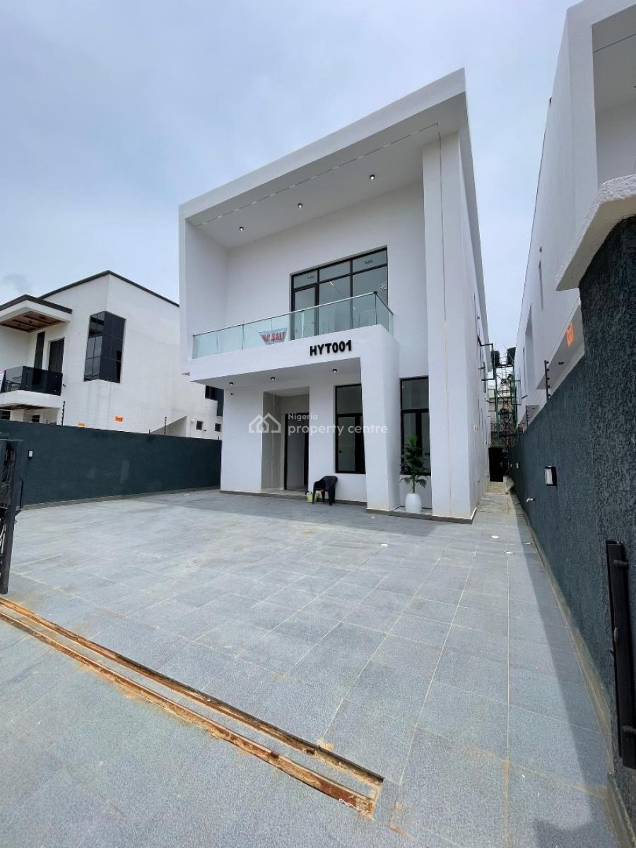 Luxuriously Finished 5 Bedroom Fully Detached Duplex with Pool & Bq, Located in a Prime Residential Neighborhood., Lekki, Lagos, Detached Duplex for Sale