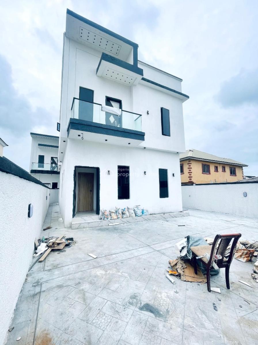 Beautifully Built 5 Bedroom Fully Detached Duplex with Bq, Ajah, Lagos, Detached Duplex for Sale