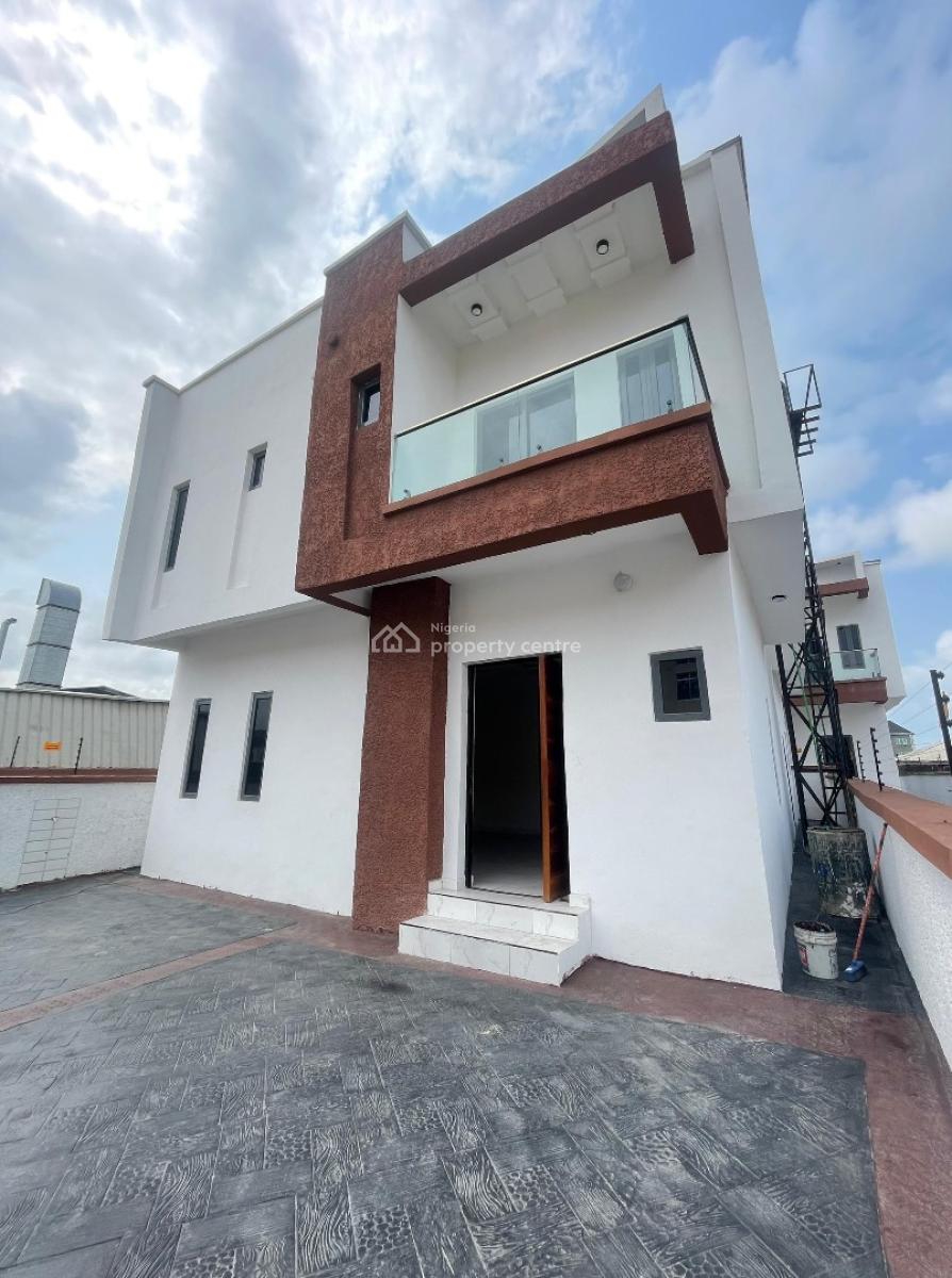 Exquisitely Built 5 Bedroom Fully Detached Duplex with Bq, Abijo, Lekki, Lagos, Detached Duplex for Sale