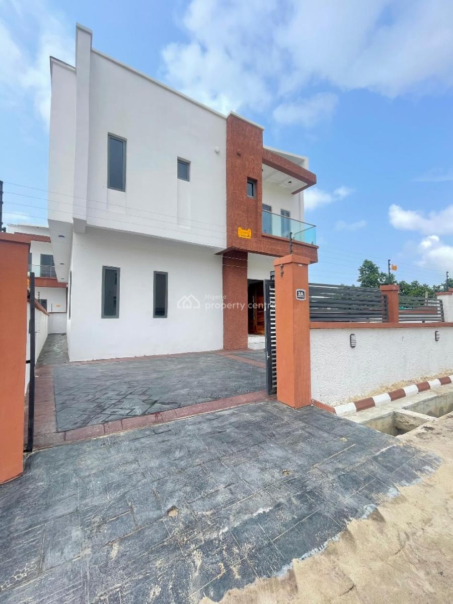 Exquisitely Built 5 Bedroom Fully Detached Duplex with Bq, Abijo, Lekki, Lagos, Detached Duplex for Sale