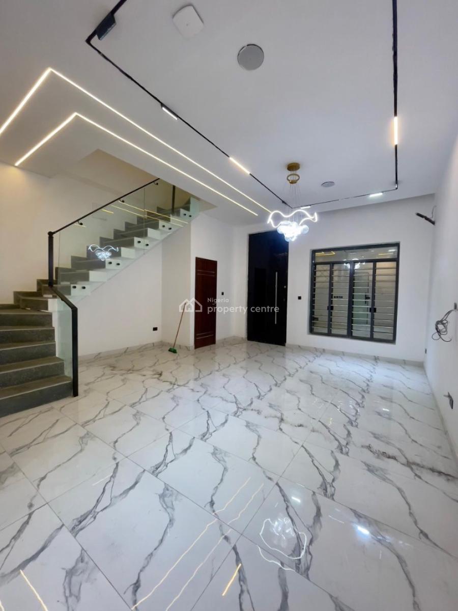Luxury 4 Bedroom Smart Home Home with Rooftop Terrace and Pool, Osapa, Lekki, Lagos, Terraced Duplex for Sale