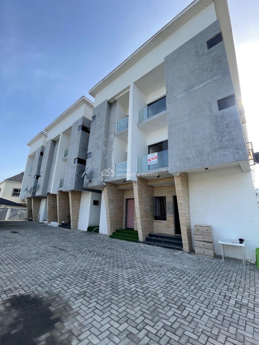 4bedroom Terrace Duplex with a Bq, Ikate, Lekki, Lagos, Terraced Duplex for Rent