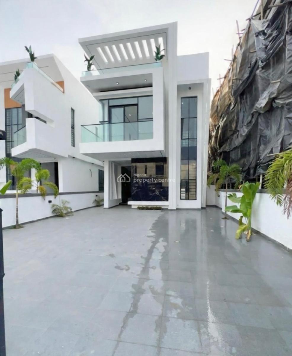 Stunning 5 Bedroom Detached Duplex with Swimming Pool and Bq, Chevron, Lekki, Lagos, Detached Duplex for Sale