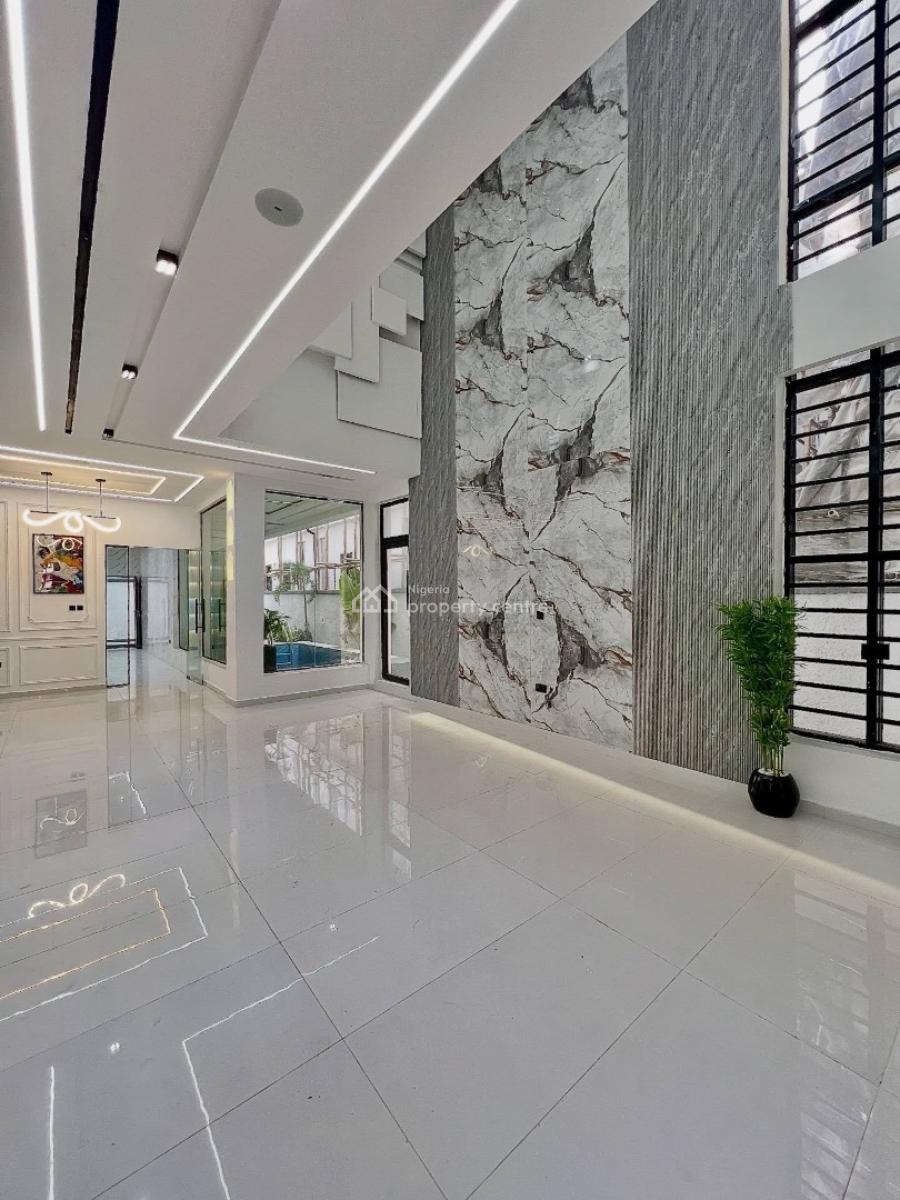 Stunning 5 Bedroom Detached Duplex with Swimming Pool and Bq, Chevron, Lekki, Lagos, Detached Duplex for Sale