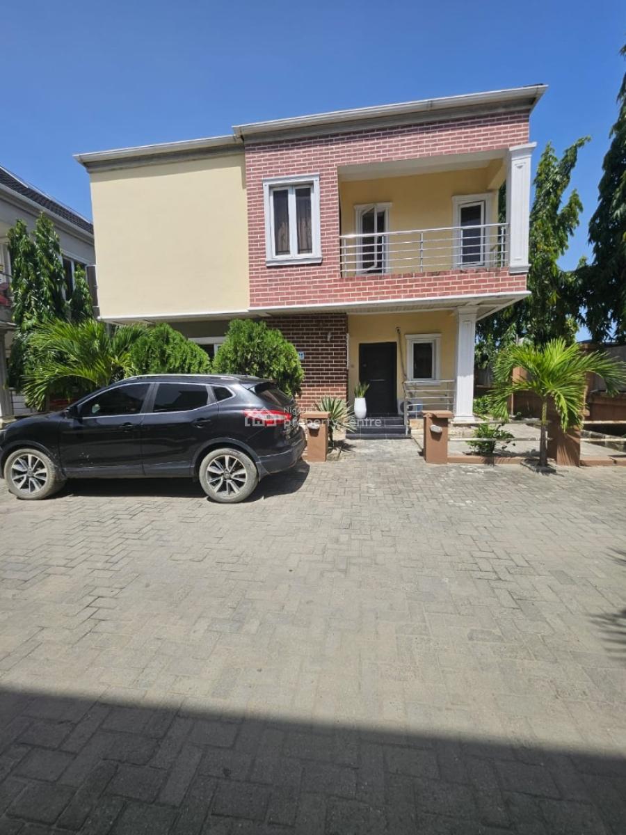 Partially Furnished & 24/7 Power 4 Bedroom with Solar and 15kva Mikano, Mobil Road Close to Northwest Filling Station, Ajah, Lagos, Detached Duplex for Rent