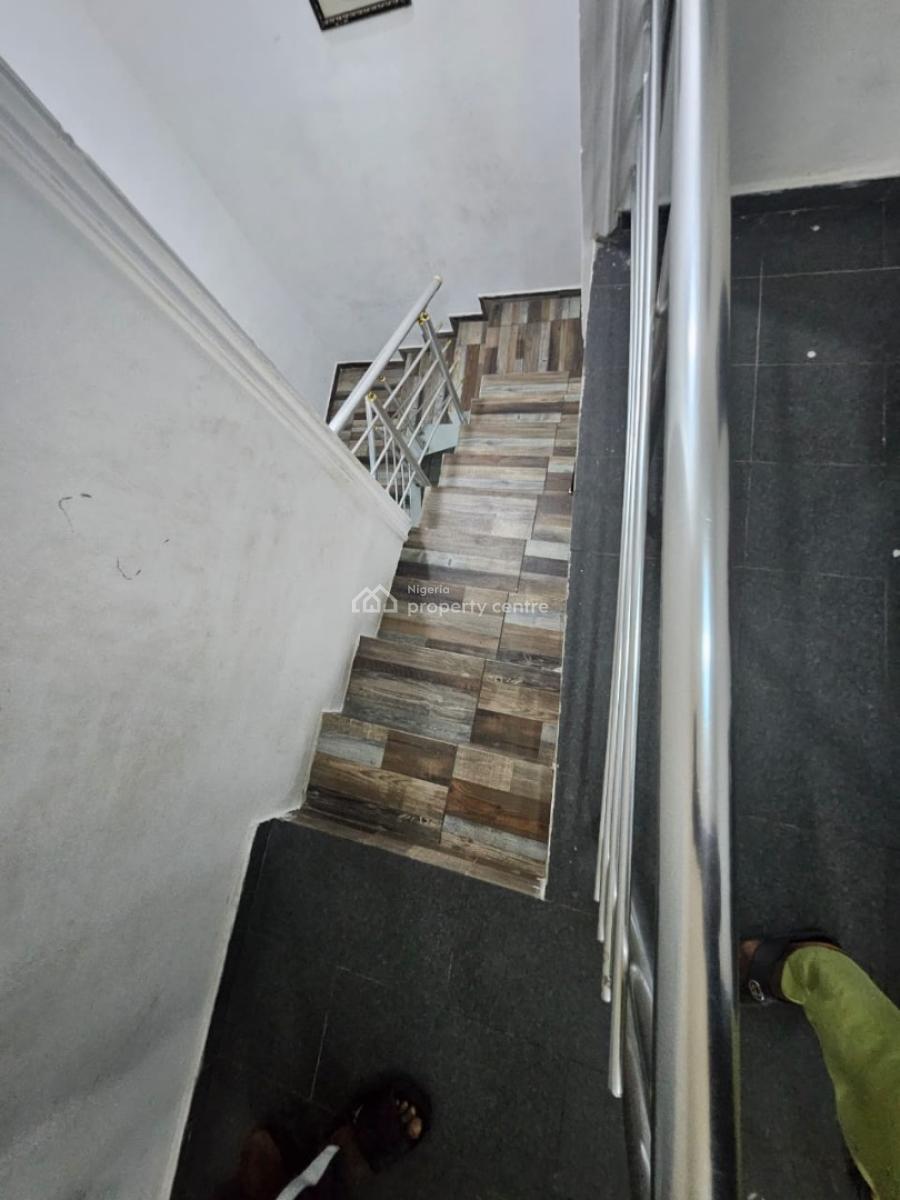 Partially Furnished & 24/7 Power 4 Bedroom with Solar and 15kva Mikano, Mobil Road Close to Northwest Filling Station, Ajah, Lagos, Detached Duplex for Rent