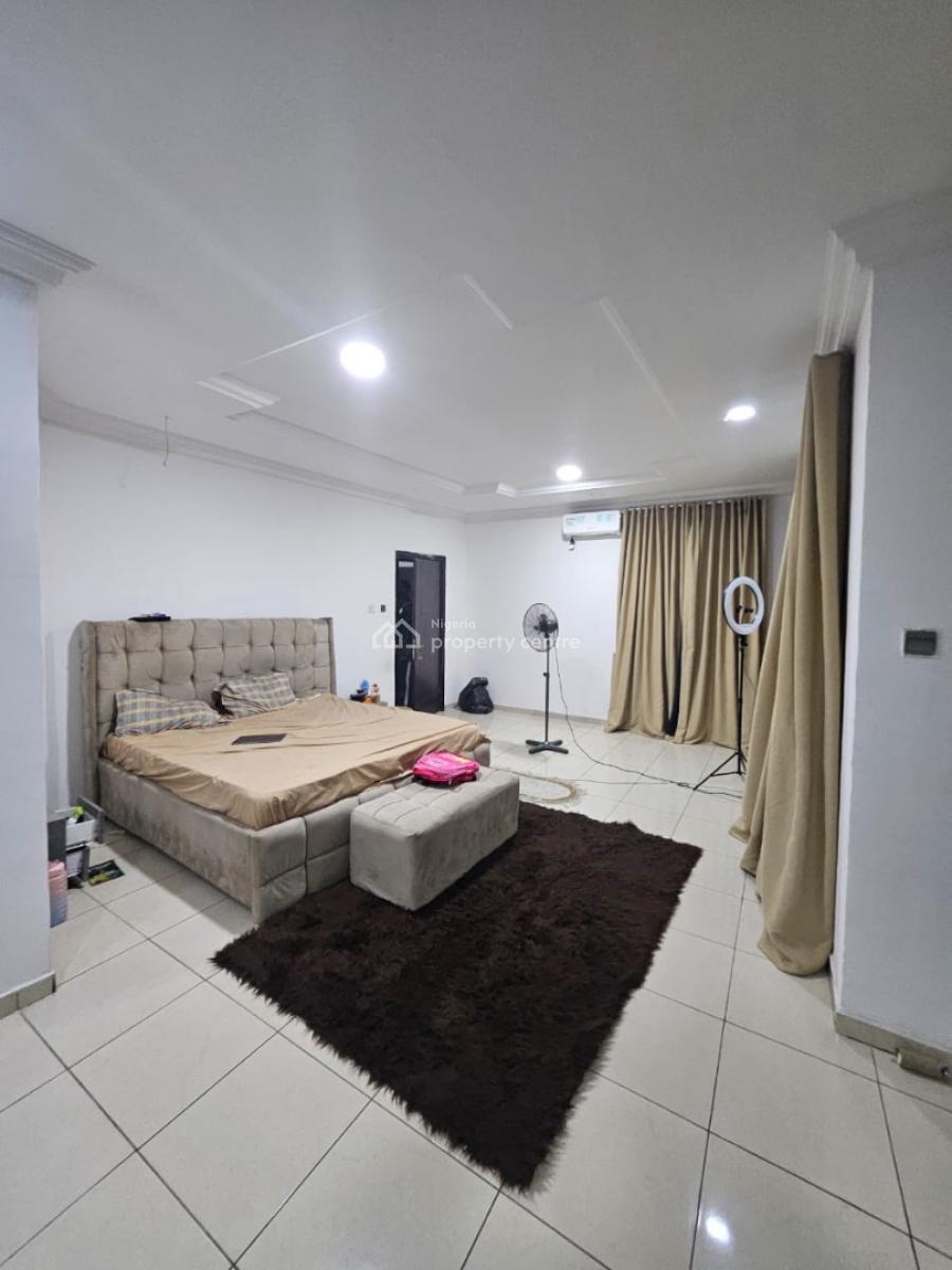 Partially Furnished & 24/7 Power 4 Bedroom with Solar and 15kva Mikano, Mobil Road Close to Northwest Filling Station, Ajah, Lagos, Detached Duplex for Rent