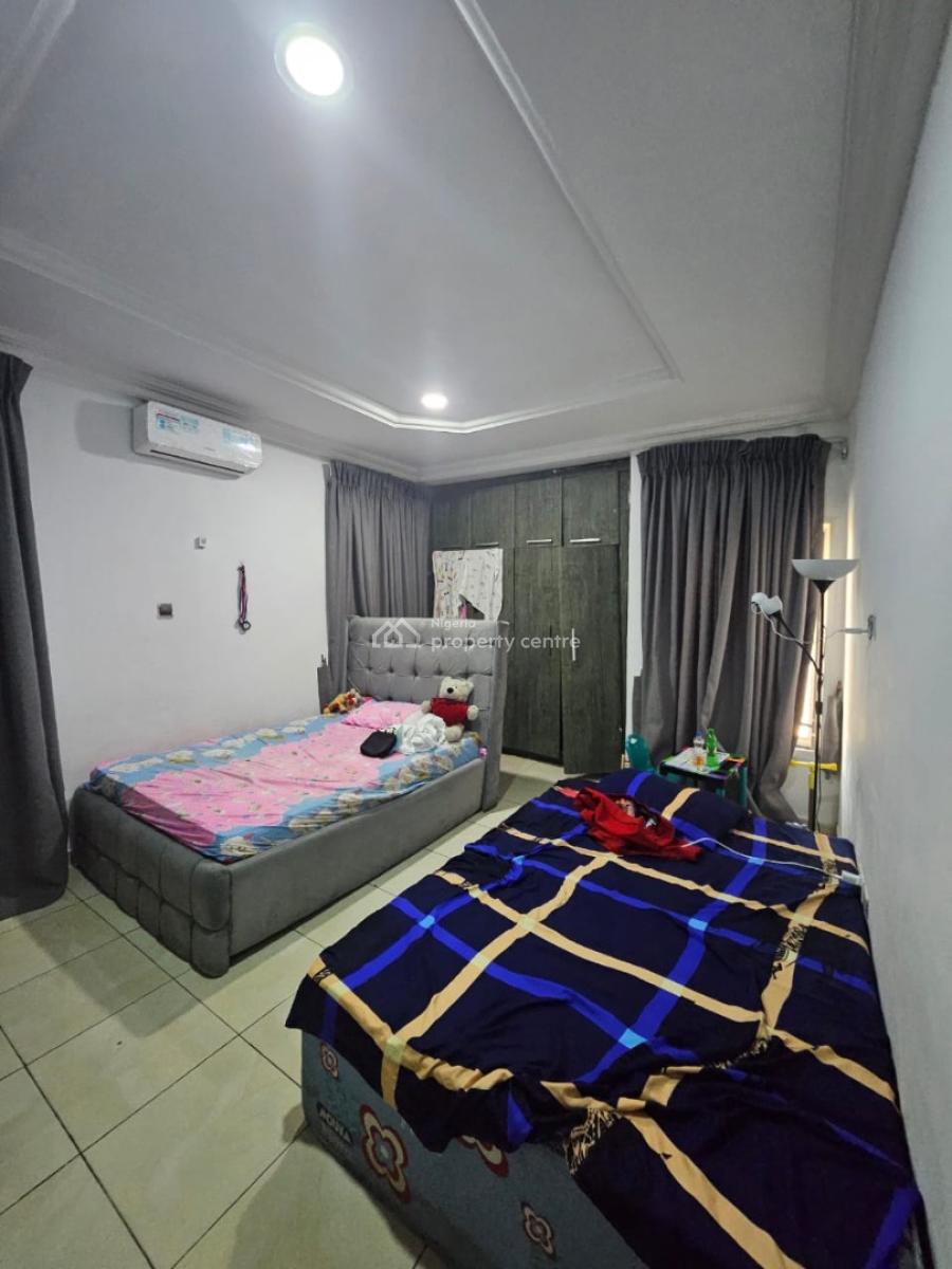 Partially Furnished & 24/7 Power 4 Bedroom with Solar and 15kva Mikano, Mobil Road Close to Northwest Filling Station, Ajah, Lagos, Detached Duplex for Rent