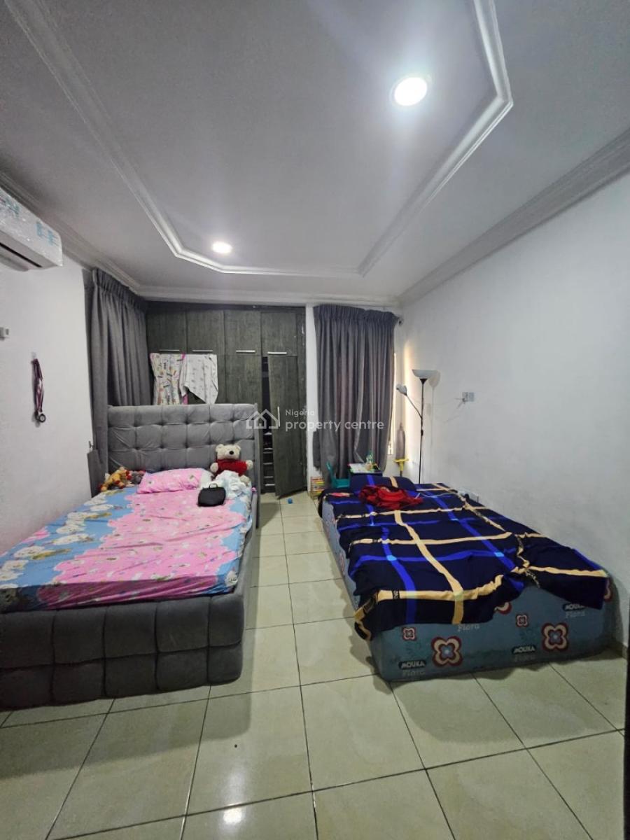 Partially Furnished & 24/7 Power 4 Bedroom with Solar and 15kva Mikano, Mobil Road Close to Northwest Filling Station, Ajah, Lagos, Detached Duplex for Rent