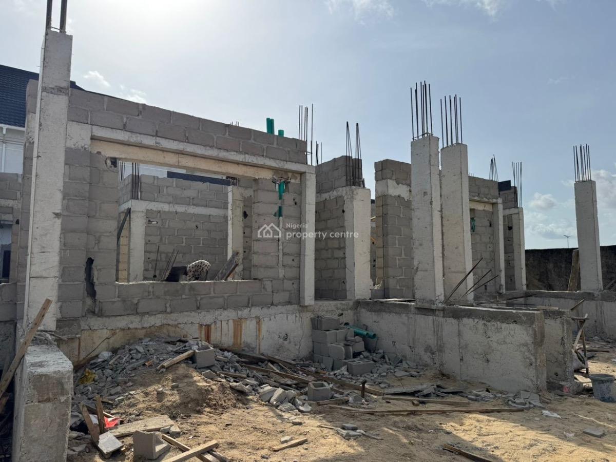 Beachfront Property with High Roi Near Vi, Close to Ojaja Mall and Atican Beach Along Lagos Calabar Coaster Road, Victoria Island (vi), Lagos, Terraced Duplex for Sale