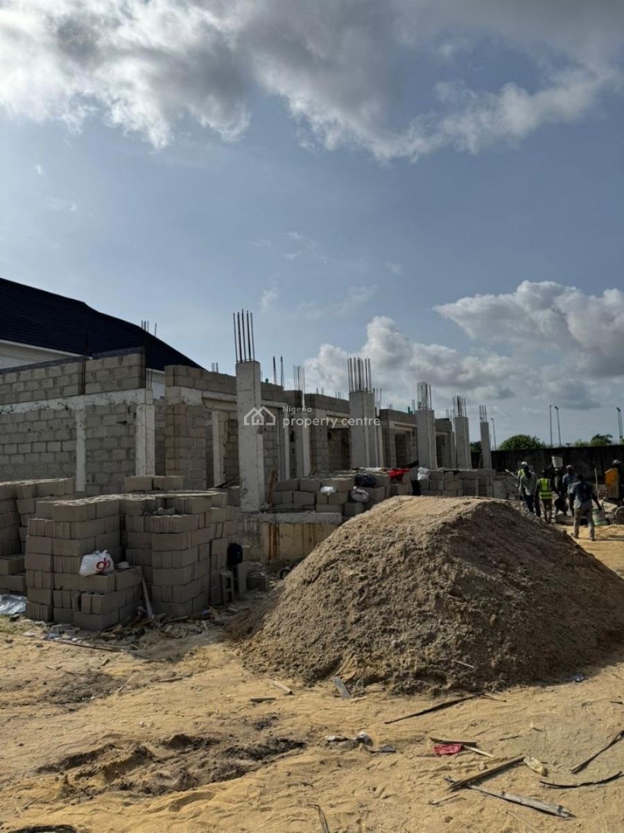 Beachfront Property with High Roi Near Vi, Close to Ojaja Mall and Atican Beach Along Lagos Calabar Coaster Road, Victoria Island (vi), Lagos, Terraced Duplex for Sale