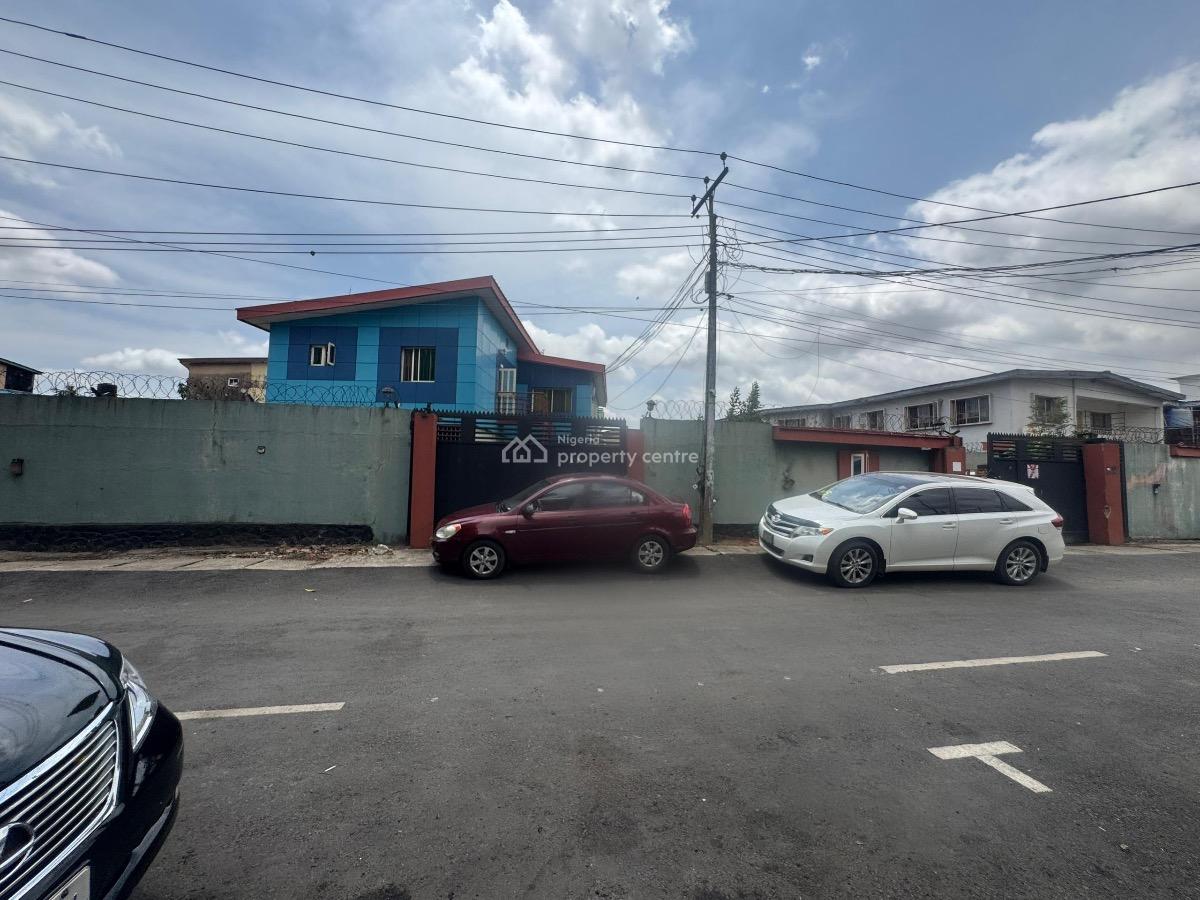 Land Measuring 634sqm with a 5bedroom Detached Duplex on It,, Secured Estate in Adeniyi Jones, Adeniyi Jones, Ikeja, Lagos, Land for Sale