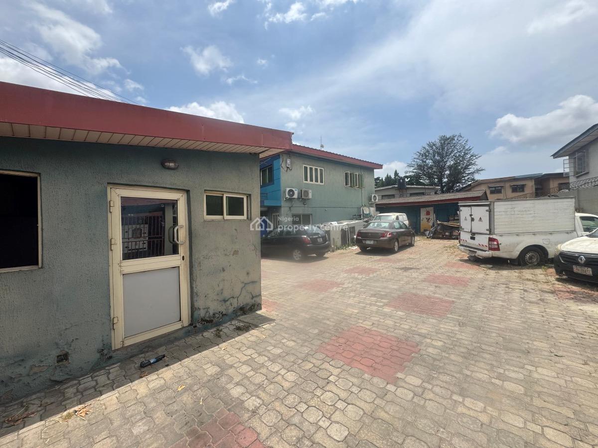 Land Measuring 634sqm with a 5bedroom Detached Duplex on It,, Secured Estate in Adeniyi Jones, Adeniyi Jones, Ikeja, Lagos, Land for Sale