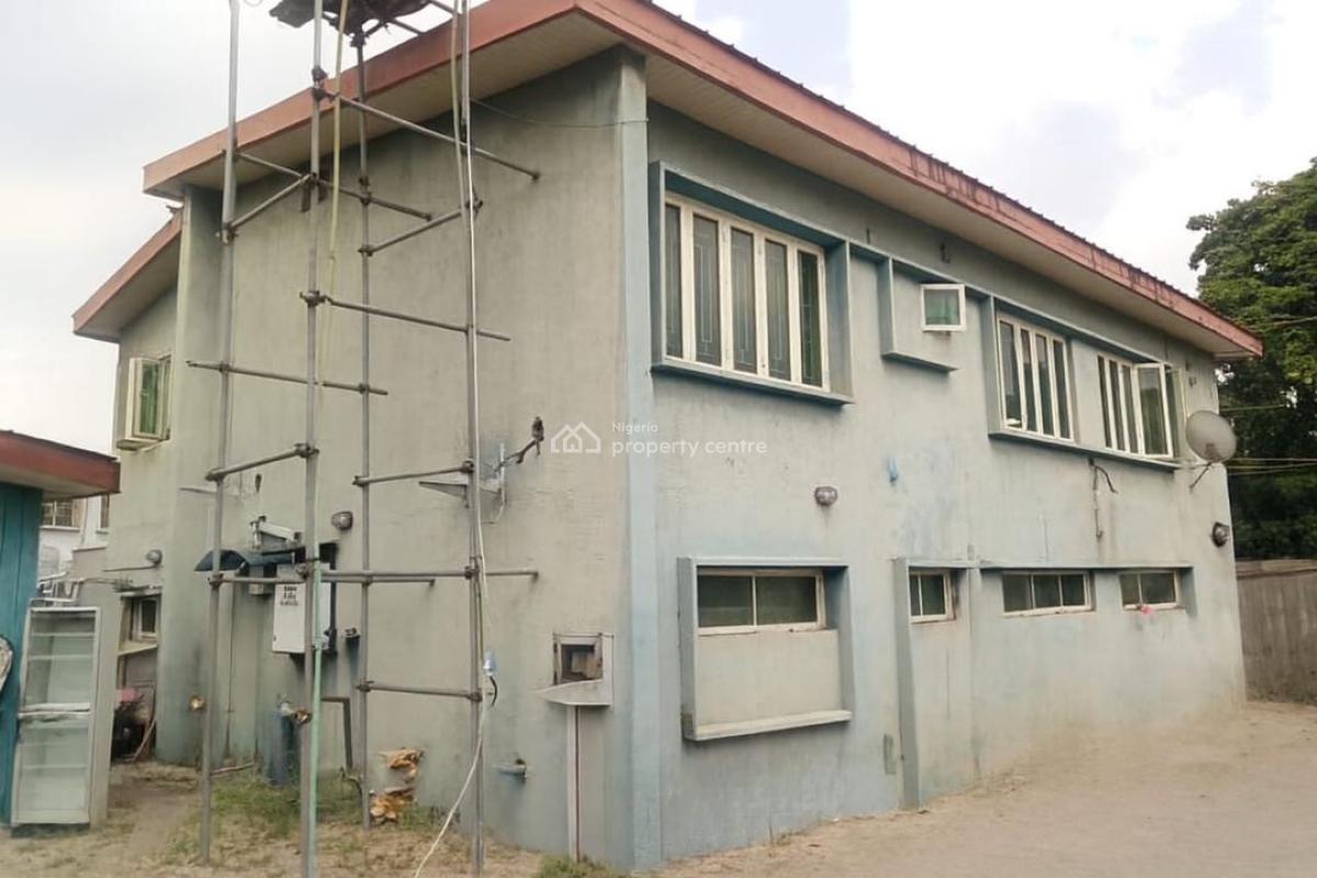 Land Measuring 634sqm with a 5bedroom Detached Duplex on It,, Secured Estate in Adeniyi Jones, Adeniyi Jones, Ikeja, Lagos, Land for Sale