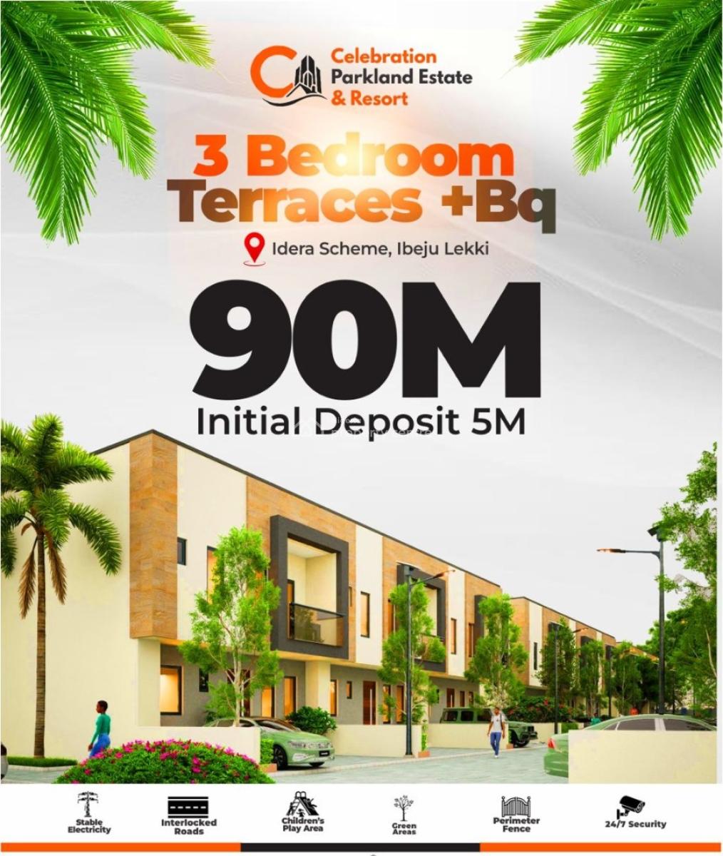 5m Locks in Your Future, Terraces Available with Mortgage, Idera Scheme, Opposite Eleko Junction, Ibeju Lekki, Lagos, Terraced Duplex for Sale