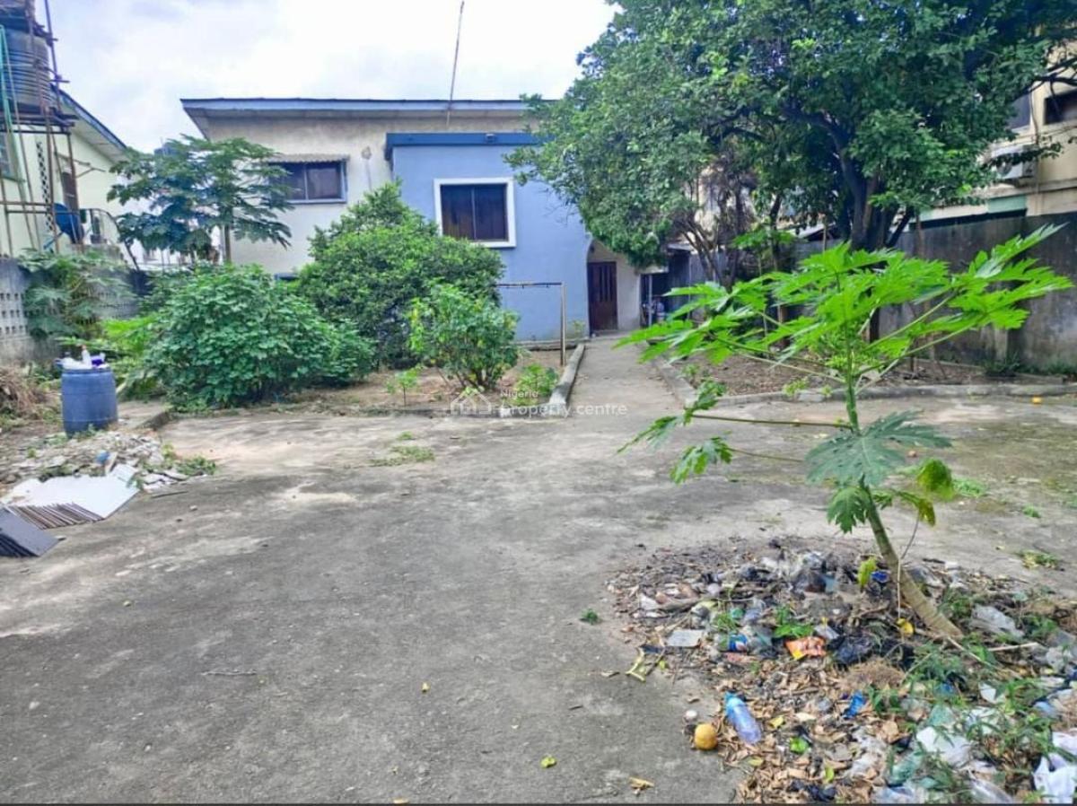Land Measuring 648sqm with a 4 Bedroom Detached Duplex at The Back, Adeniyi Jones, Ikeja, Lagos, Land for Sale