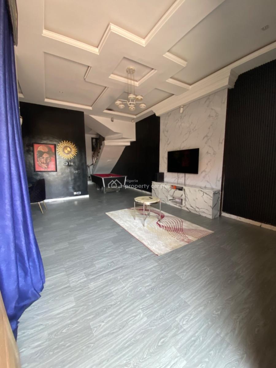 Nicely Built 4 Bedroom Semidetached with Spacious Compound, Ikate, Ikate, Lekki, Lagos, Semi-detached Duplex for Rent