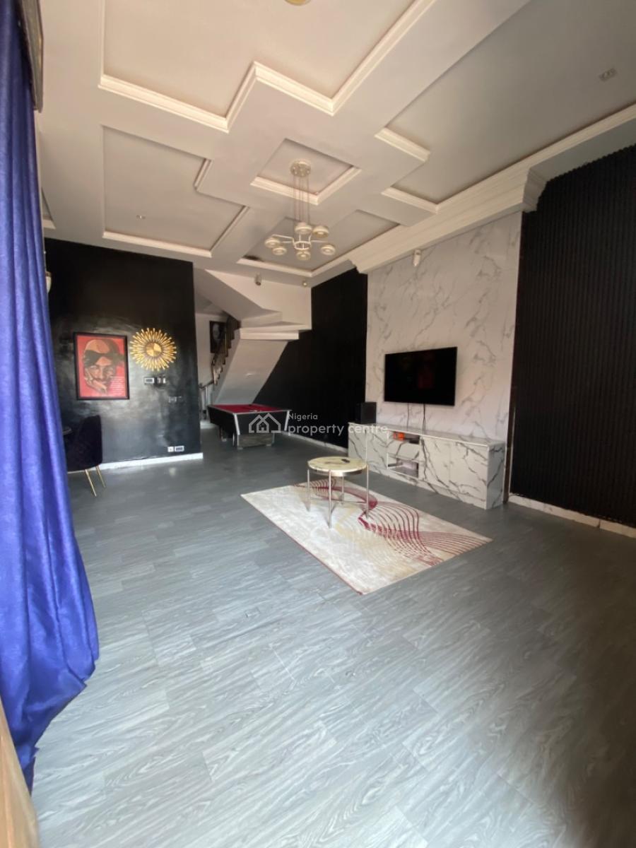 Nicely Built 4 Bedroom Semidetached with Spacious Compound, Ikate, Ikate, Lekki, Lagos, Semi-detached Duplex for Rent