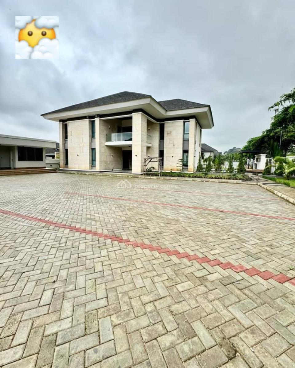 Luxurious 7 Bedroom Serviced Mansion,bq,elevator,pool,greenery, Maitama Extenion, Inside a Secured Gated Mini Estate, Maitama District, Abuja, Detached Duplex for Rent