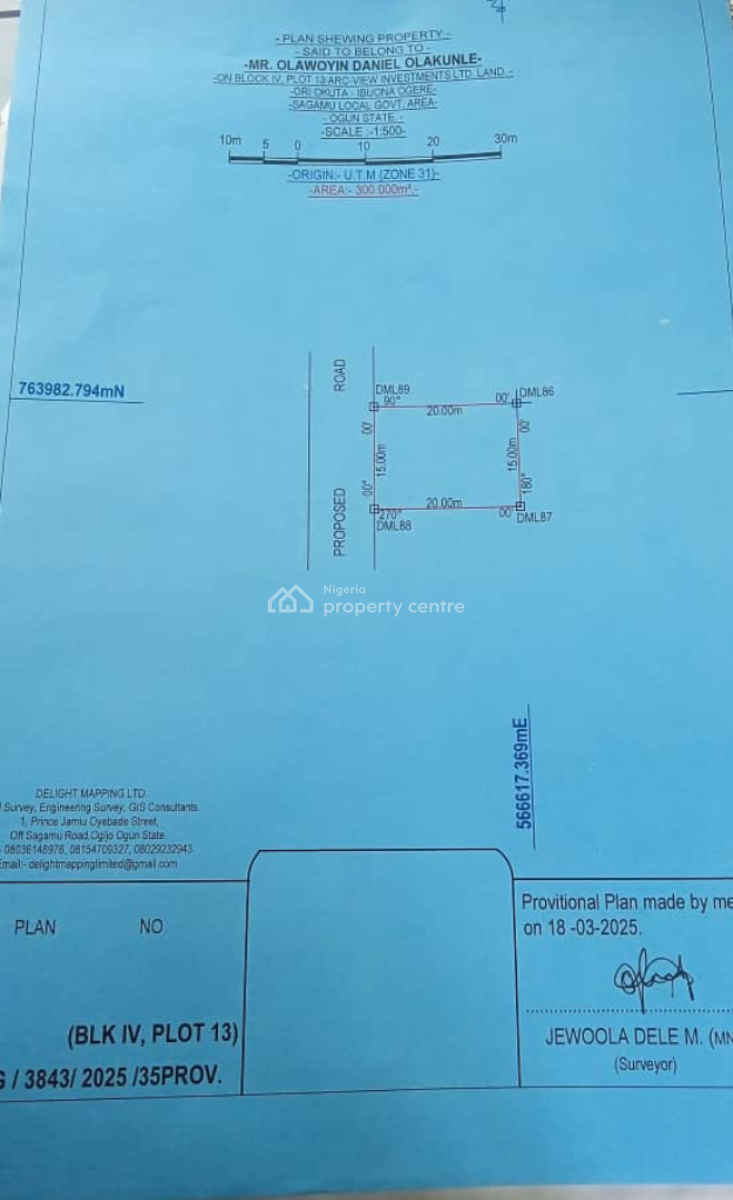 Half Plot of Land Within an Estate in a Strategic Residential Area Clo, Mowe Ofada, Ogun, Residential Land for Sale