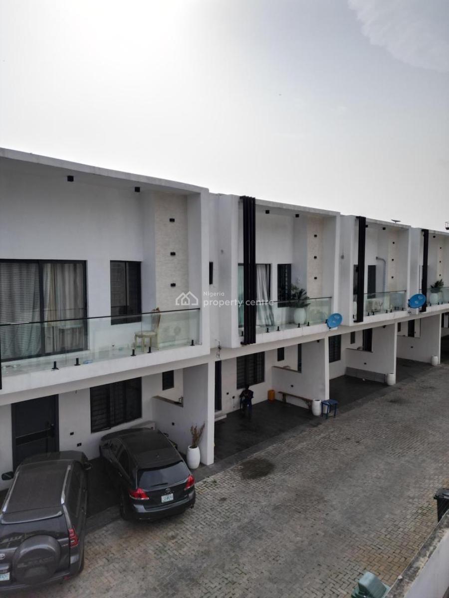 Spacious 4 Bedroom Terrace Duplex in a Well Secured Estate, Ikota, Lekki, Lagos, Terraced Duplex for Sale