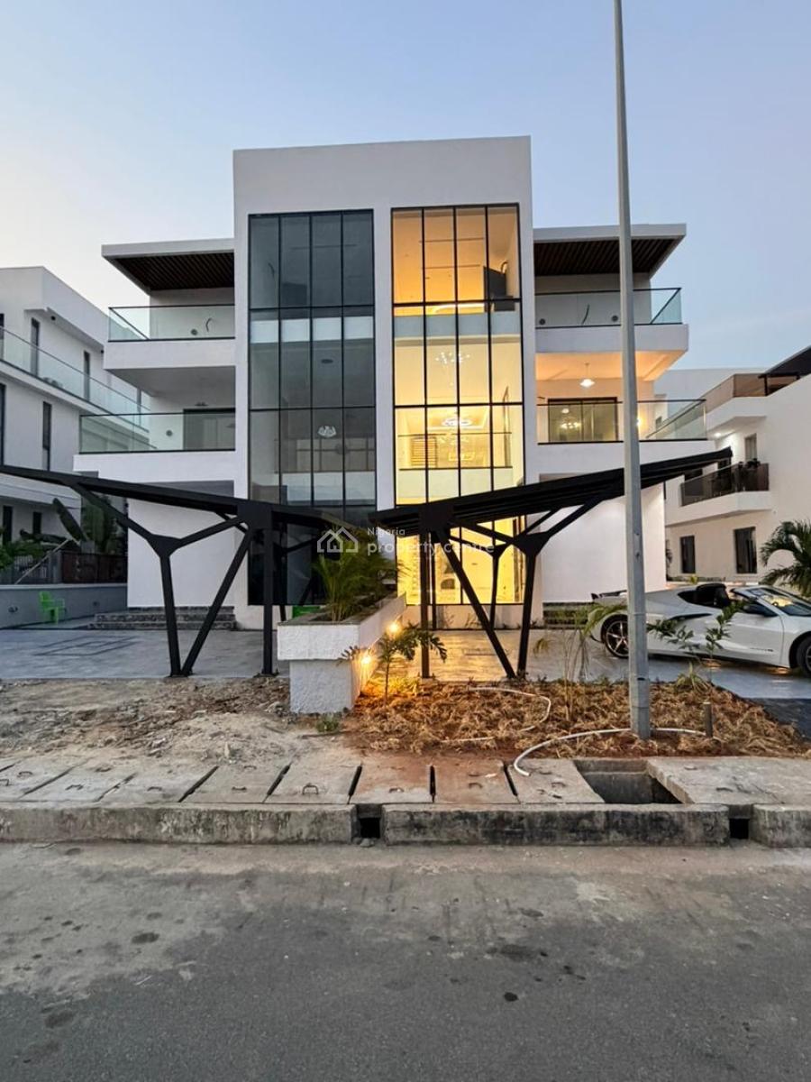 5 Bedroom Fully Detached Duplex with Bq and Pool, Cowrie Creek Estate, Lekki Phase 1, Lekki, Lagos, Detached Duplex for Sale