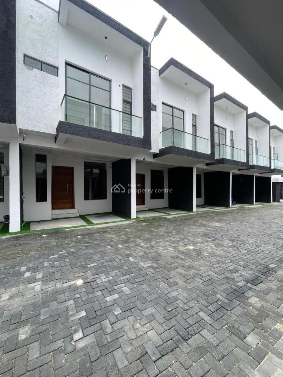 Newly Built 3 Bedroom Terrace with a Room Bq in  Ikota, Ikota, Lekki, Lagos, House for Rent